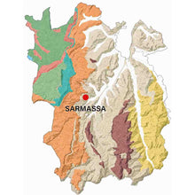 Afbeelding in Gallery-weergave laden, Geologische kaart van de Barolo MGA Sarmassa.
