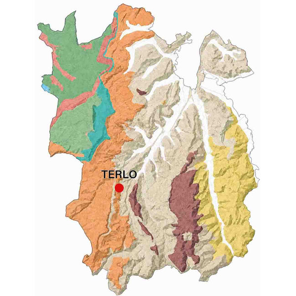 Geologische kaart van de Barolo MGA Terlo.