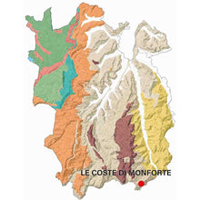Afbeelding in Gallery-weergave laden, Geologische kaart van de Barolo MGA Le Coste di Monforte.
