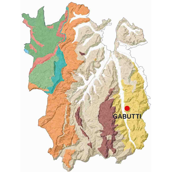 Geologische kaart van de Barolo MGA Gabutti.