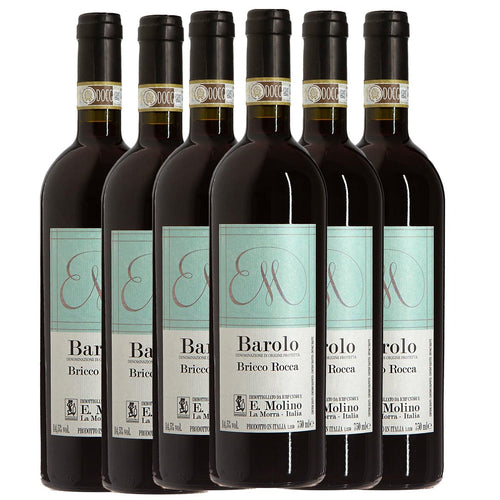 E. Molino -Barolo Bricco Rocca 2019 van wijnhui Barolo wijn uit de Barolo streek in Piemonte, Italië - BAROLO & CO