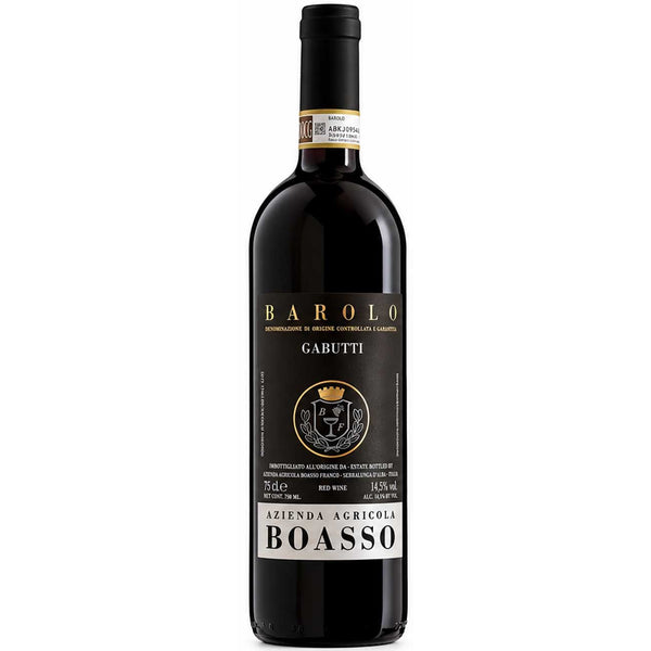 Fles Barolo Gabutti van Franco Boasso uit Serralunga d'Alba