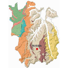 Afbeelding in Gallery-weergave laden, Geologische kaart van de Barolo MGA Bussia.
