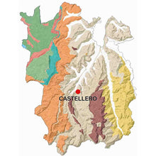 Afbeelding in Gallery-weergave laden, Geologische kaart van de Barolo MGA Castellero.
