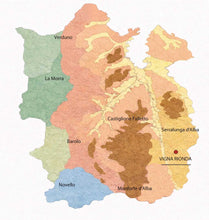 Afbeelding in Gallery-weergave laden, Locatie plattegrond van de  MGA Vigna Rionda in Barolo
