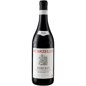 Barolo Boschetti uit 2020 van wijnhuis Scarzello uit Barolo.