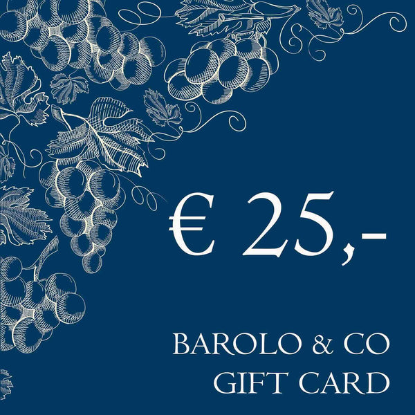 BAROLO & CO cadeaukaart. Geef Barolo cadeau van BAROLO & CO