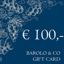 Afbeelding in Gallery-weergave laden, BAROLO &amp; CO cadeaukaart. Geef Barolo cadeau van BAROLO &amp; CO
