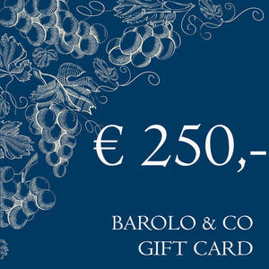 BAROLO & CO cadeaukaart. Geef Barolo cadeau van BAROLO & CO