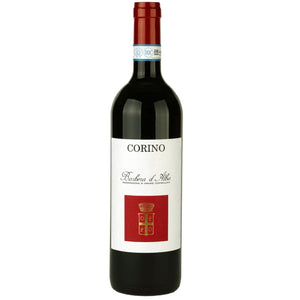 Pure Barbera d' Alba wijn van wijnhuis Corino uit La Morra in de Barolo regio.